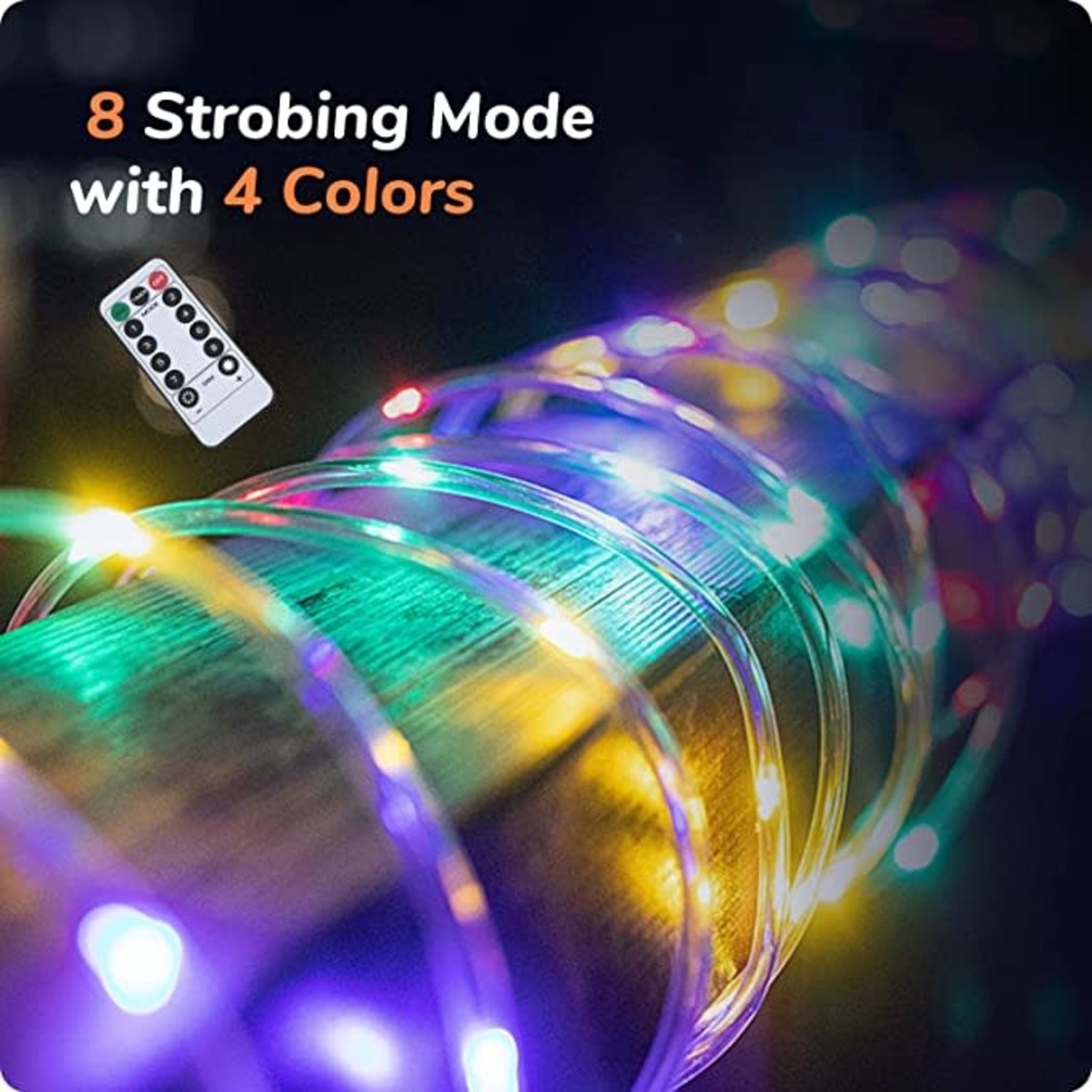 Trekassy 40 Inch Saucer Tree Swing- LED Lights- Rainbow