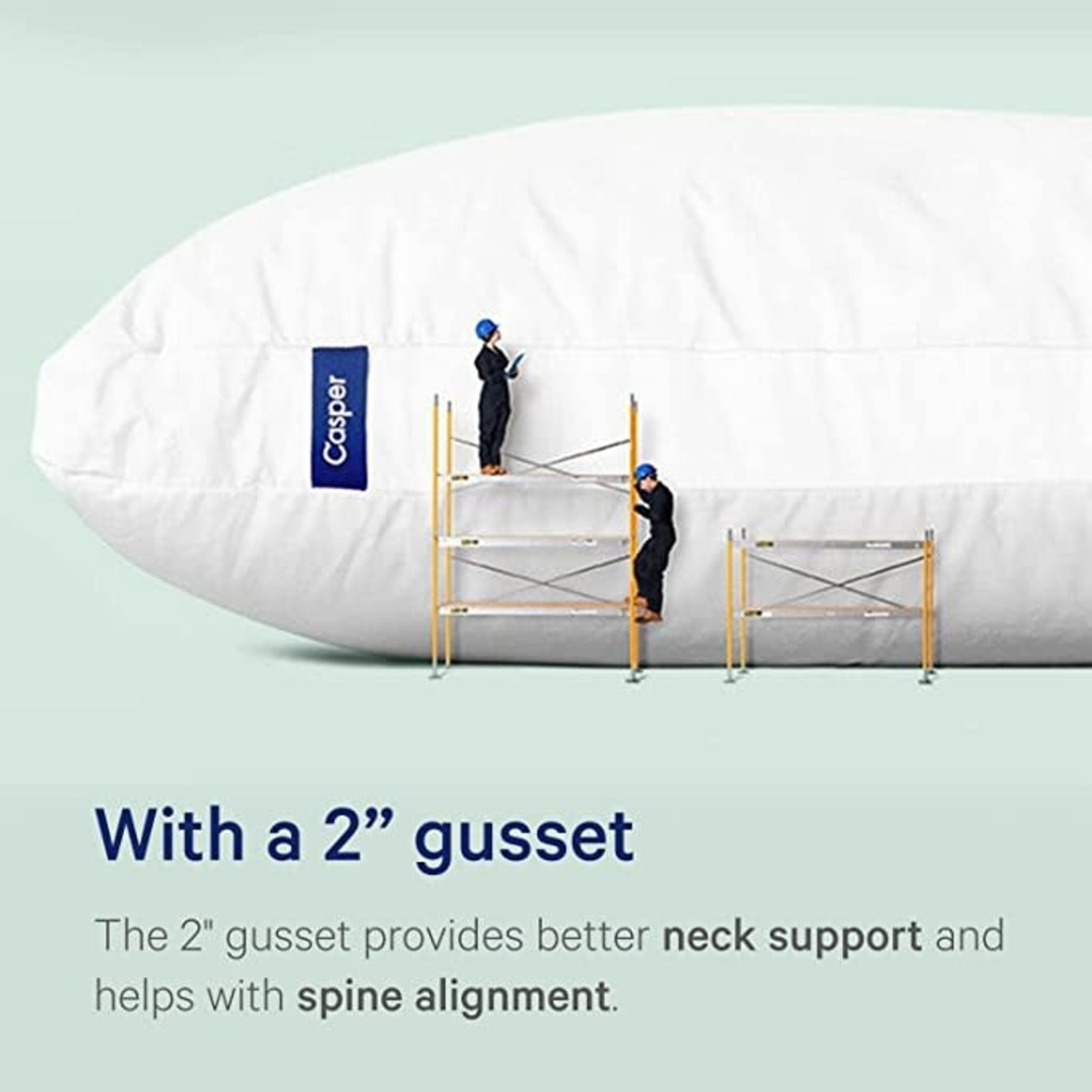 Casper Sleep Original Pillow for Sleeping - King - White