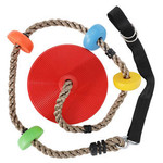 Pacearth Outdoor Tree Swing Climbing Rope With Platforms