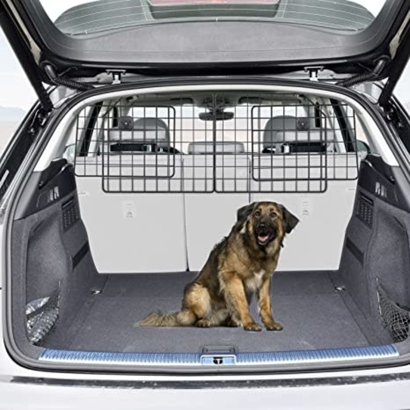 Apty Pet SUV Trunk Barrier- Black Metal