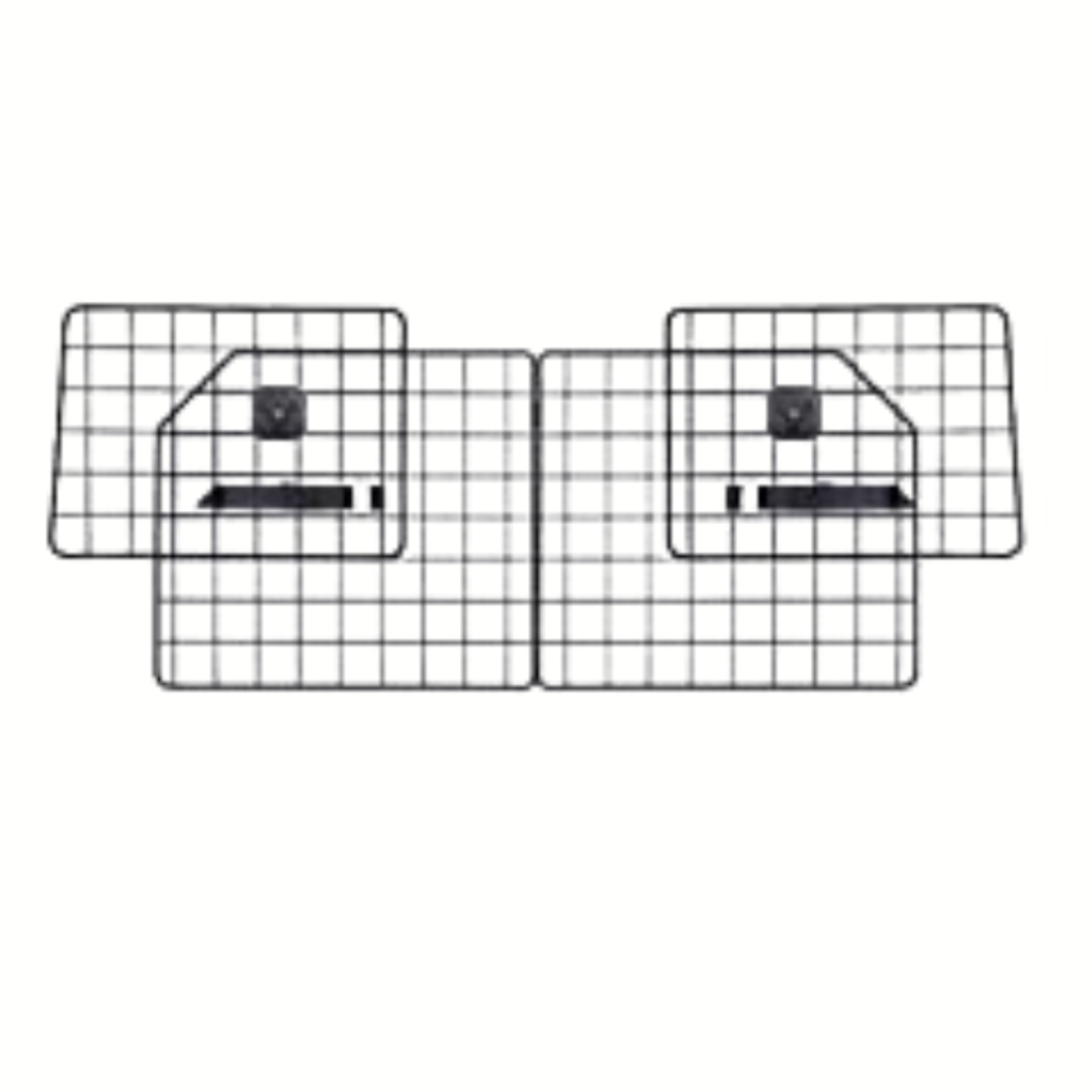 Apty Pet SUV Trunk Barrier- Black Metal