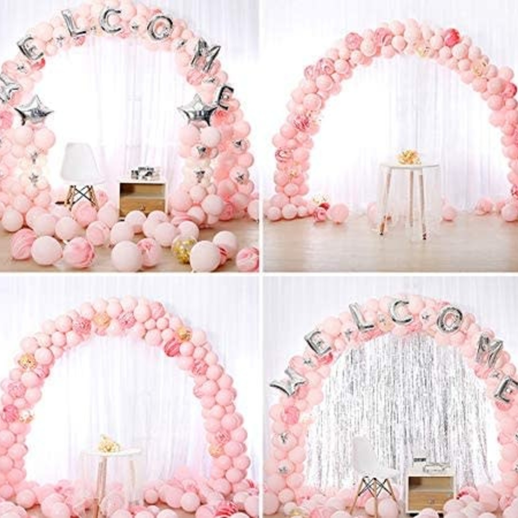 Oneyon Ceremony Arch- Gold Metal