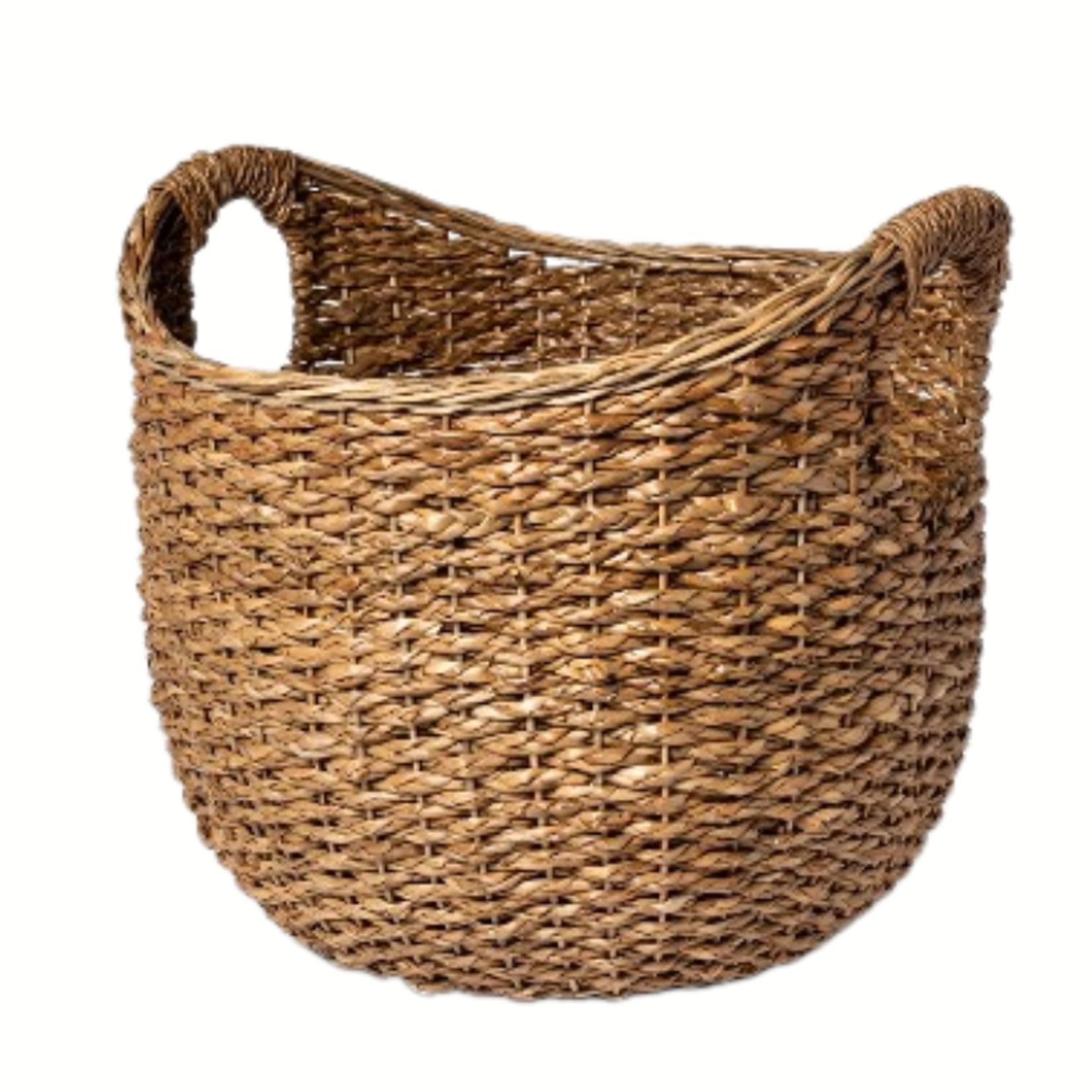 Threshold Woven Round Seagrass Storage Basket