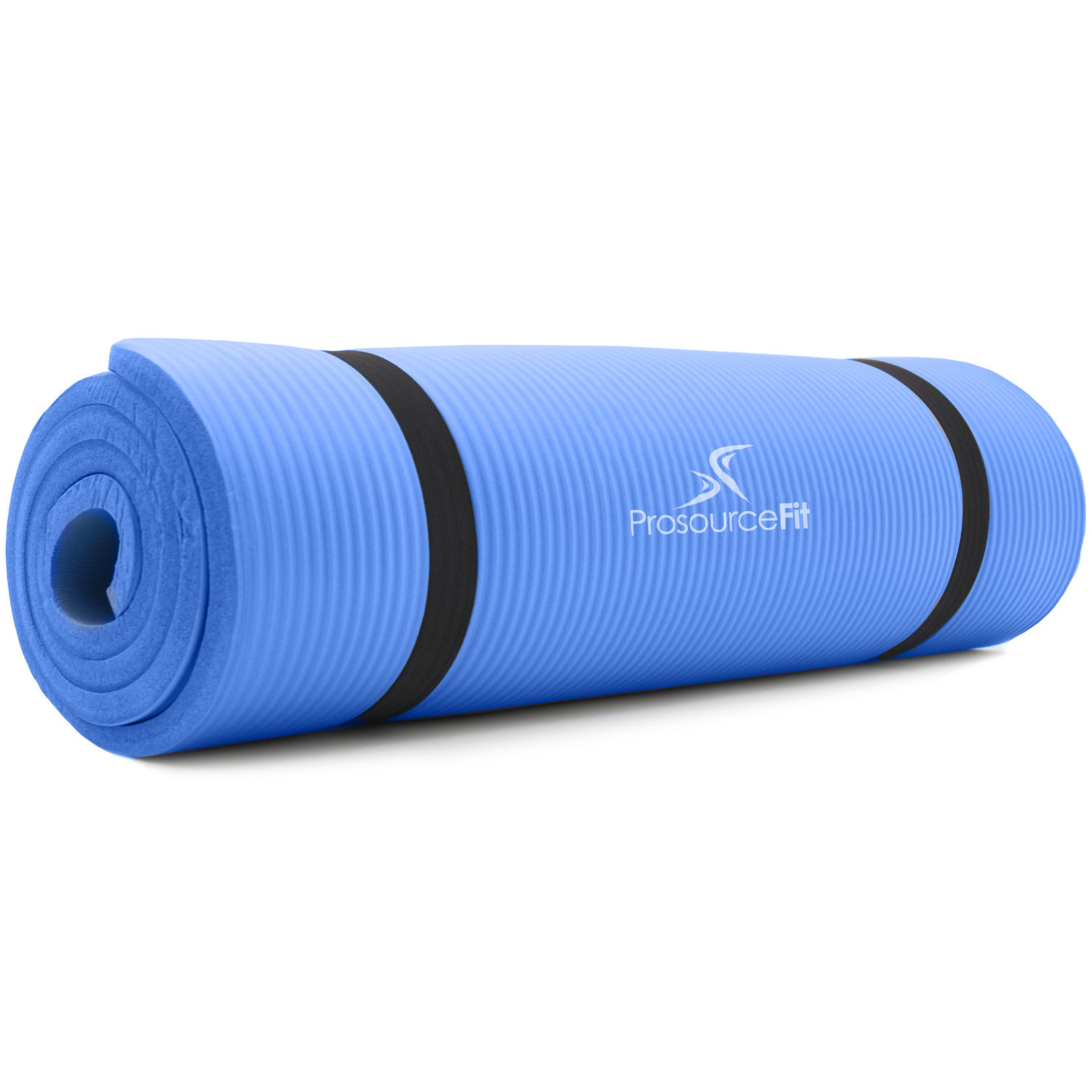 Prosource Fit Yoga And Pilates Mat- Extra Thick- 1/2 Inch- Blue