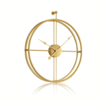 Univer-Co Wall Clock- Stainless Steel- Gold