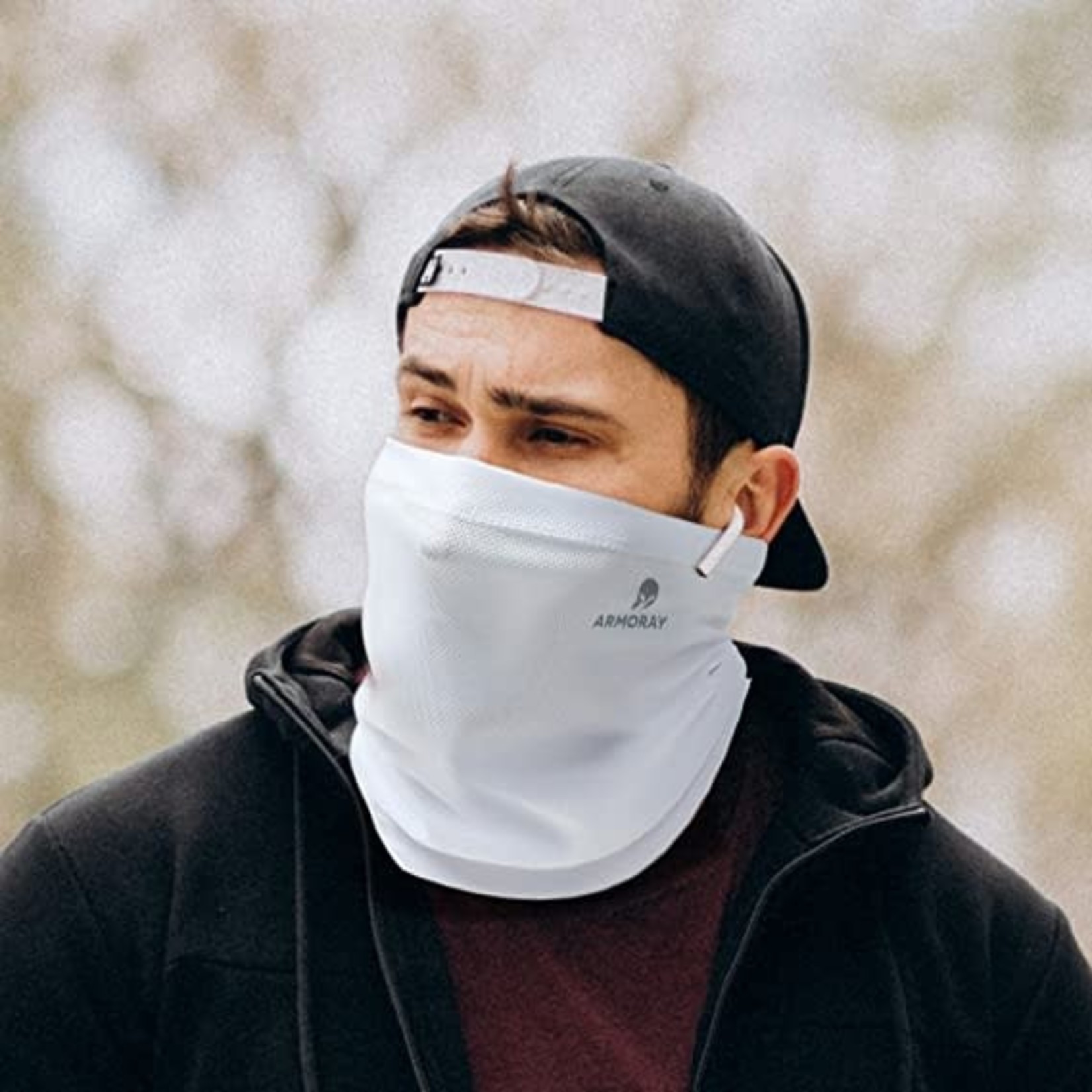 Armoray Face Mask- Neck Gaiter- White