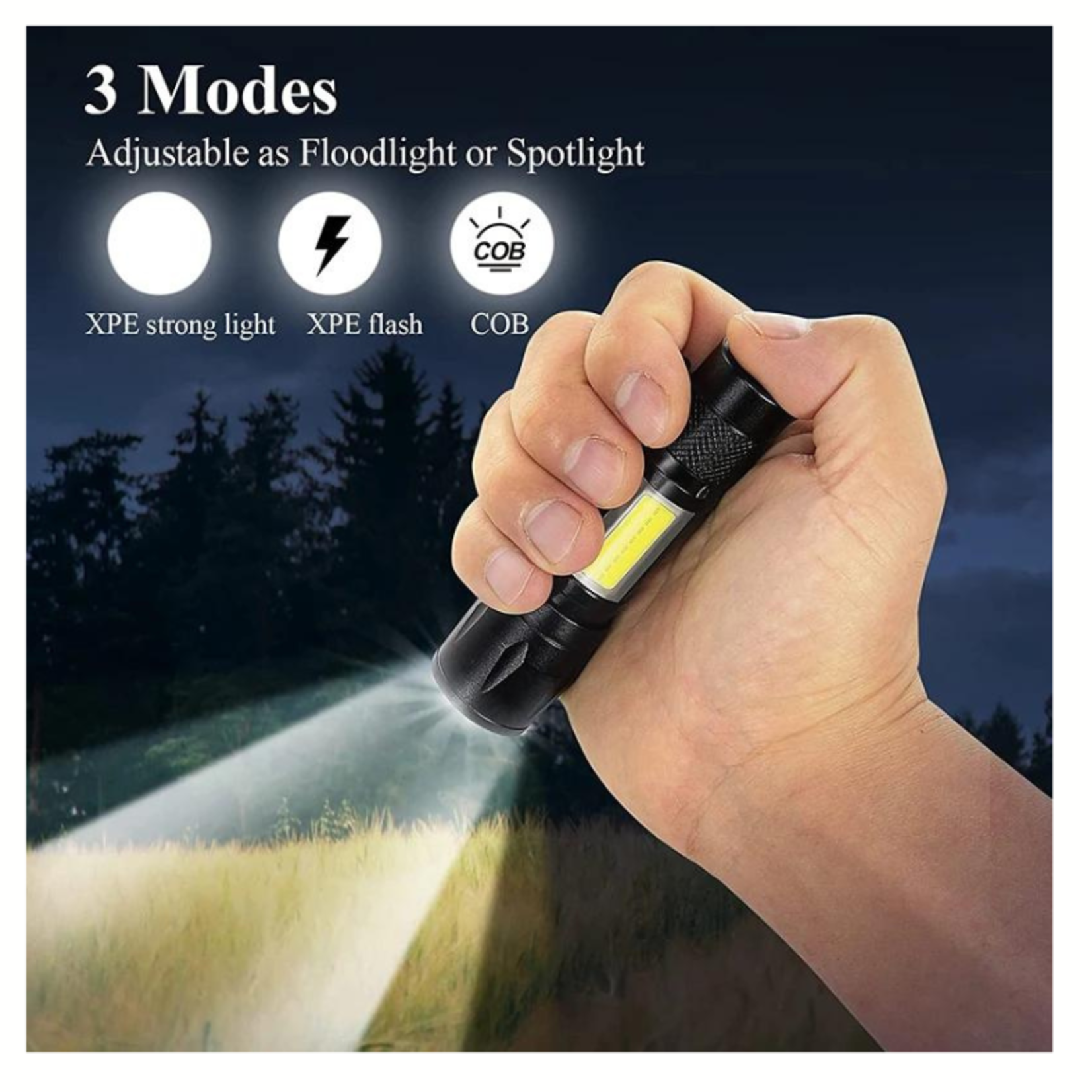 Portable Charging Rechargeable Mini Flashlight