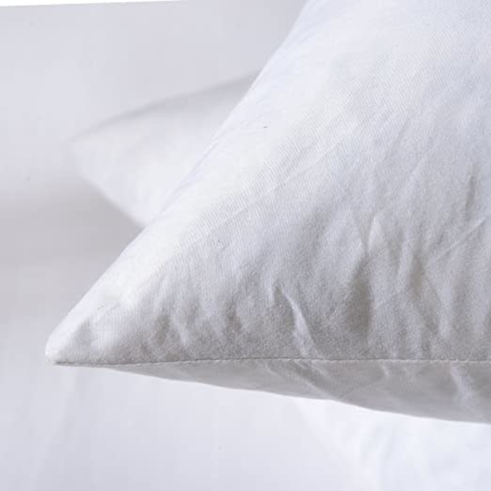 Basic Home Euro Pillow Insert- Down Feather- 26x26- White