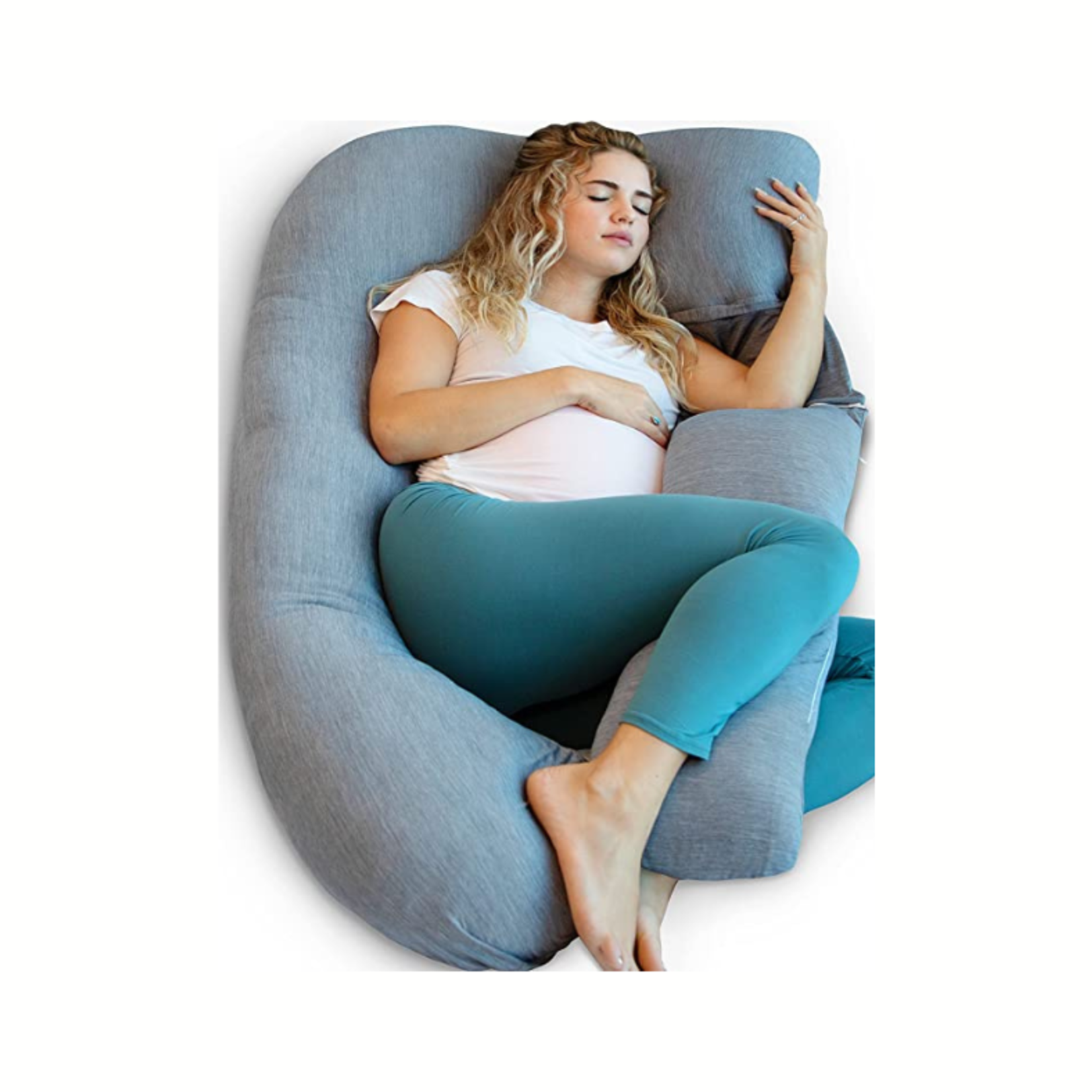 Phar Me Doc Pregnancy Pillow- U Shaped- Dark Gray