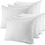 Master Tex Pillow Protectors- Set Of 8- 14x14 Inch- White