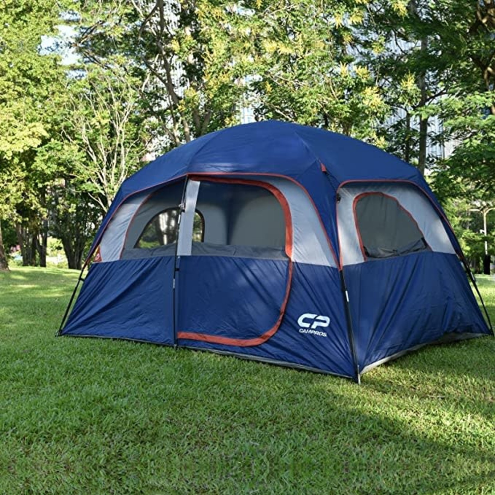 Campros CP Camping Tent- 6 Person- Blue