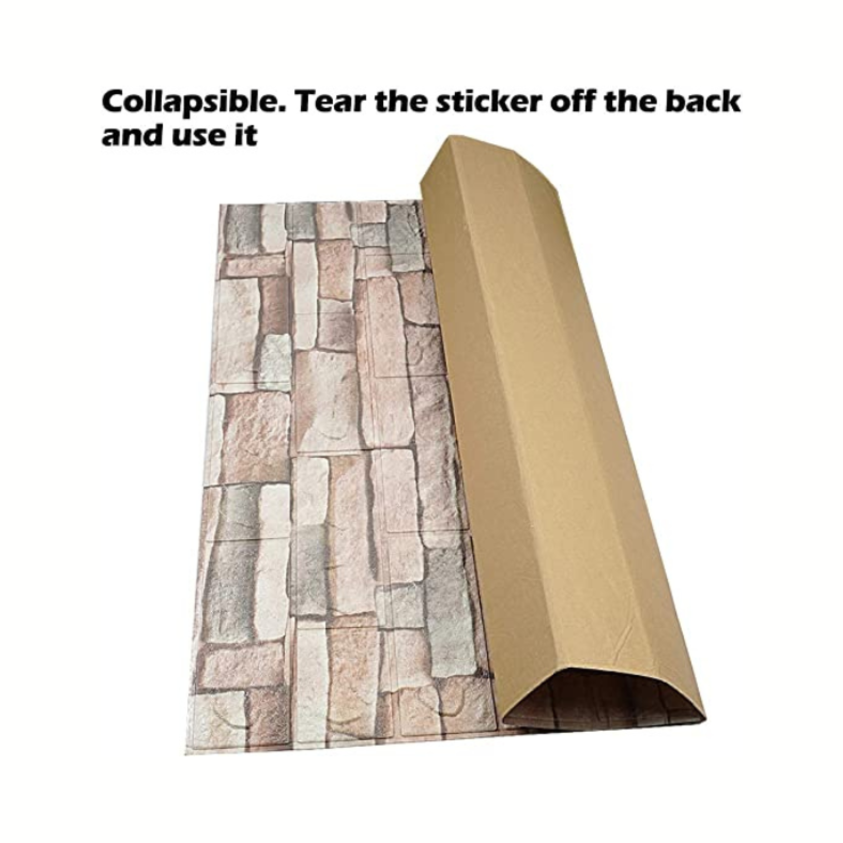 Wall Panels Set Of 10 Self Adhesive Natural Stone Top Notch DFW, LLC