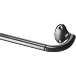 Amazon Basics Curtain Rod- 48" To 88"- Black