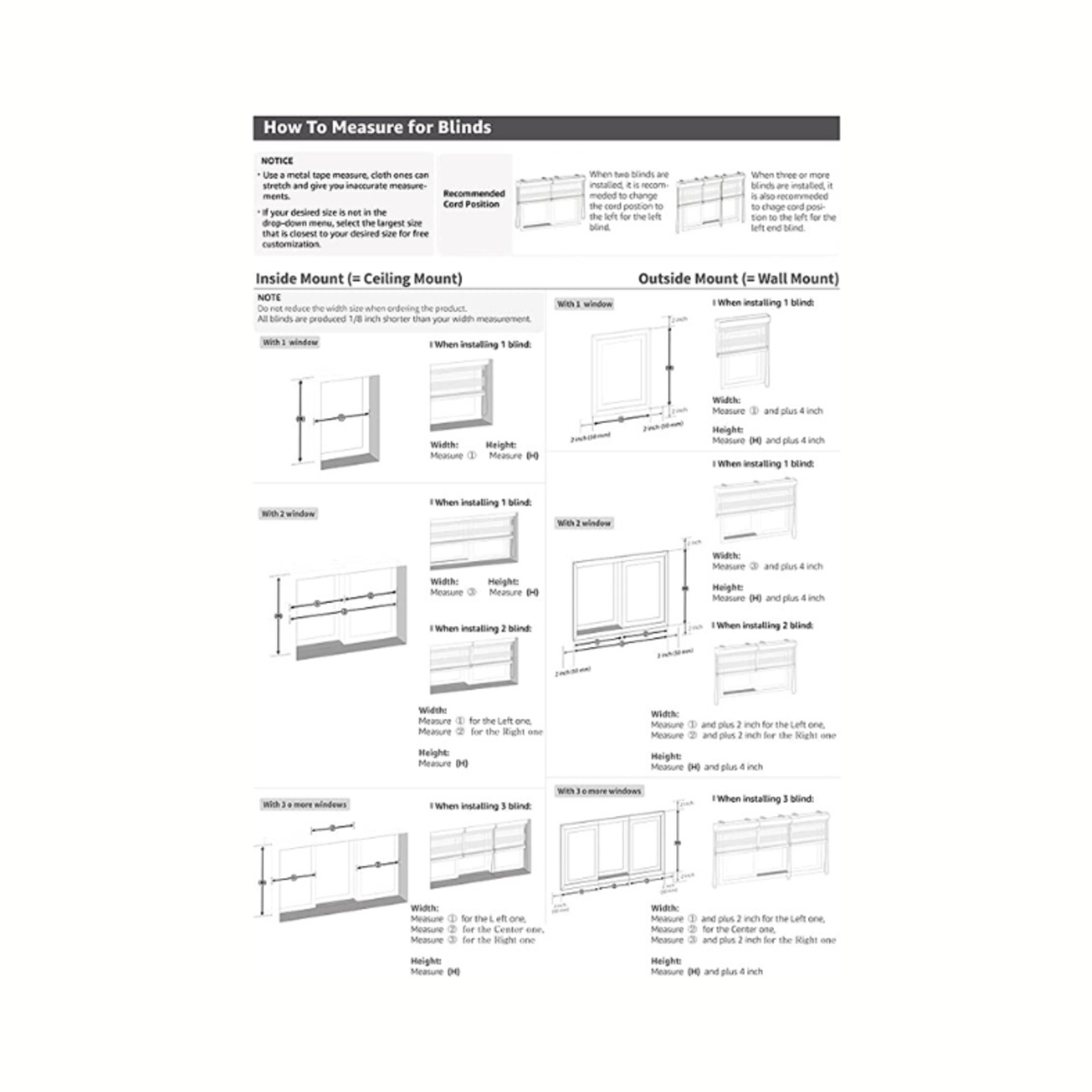 Foiresoft Roller Blinds- Dual Layer- White