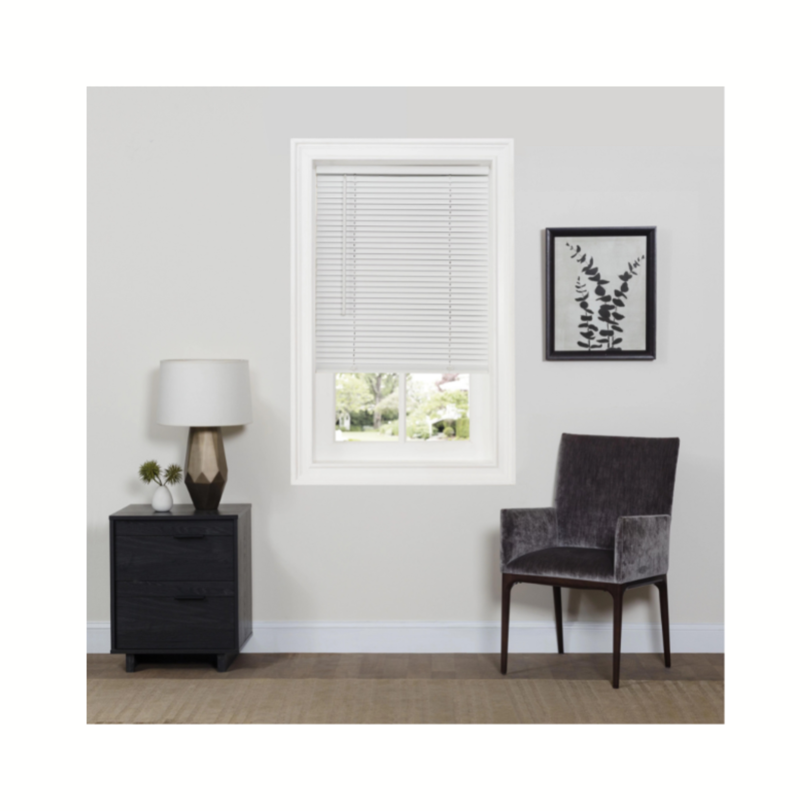 Achim Importing Co, Inc Window Mini Blind- Cordless- White