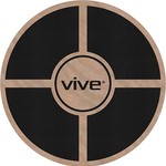 Vive Health Balance Board- Wood- Black Grip