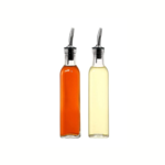 Precious Home Olive Oil And Vinegar Dispenser Bottle 16.5oz Set 2 - Glass