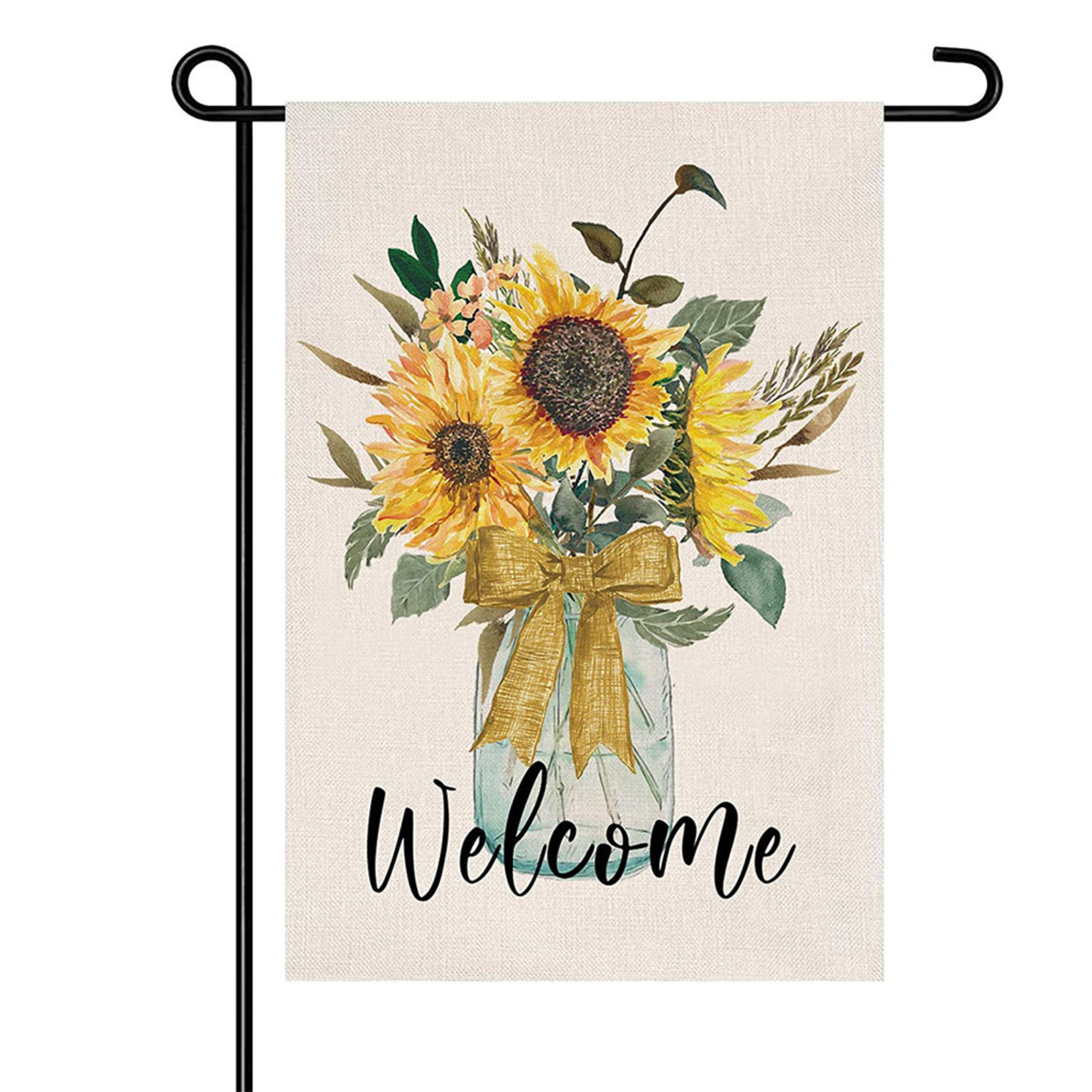 Itemer Garden Flag- Burlap- Sunflower