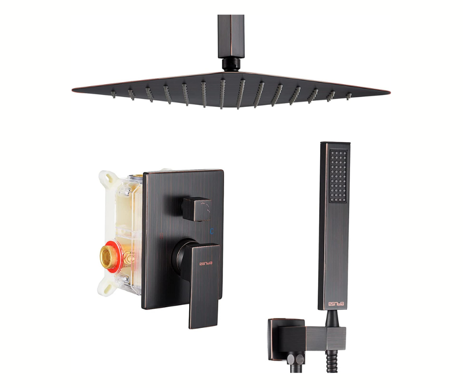 Rainfall Dual Shower Head System Top Notch DFW, LLC