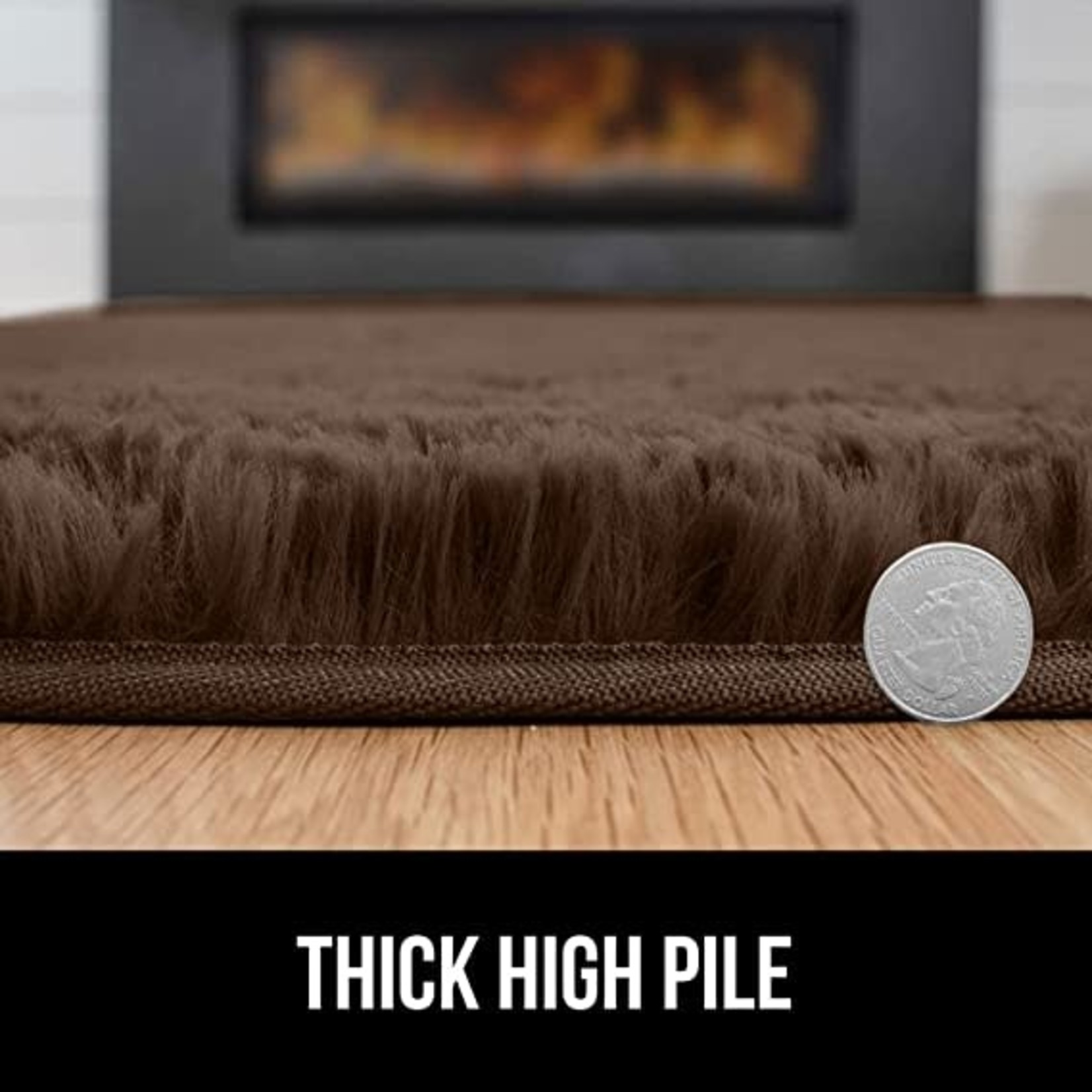 Gorilla Grip  Premium Fluffy Area Rug