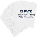 Navy Penguin Foam Board 20 x 30 x 3/16" (5mm) - 12 Pack - White