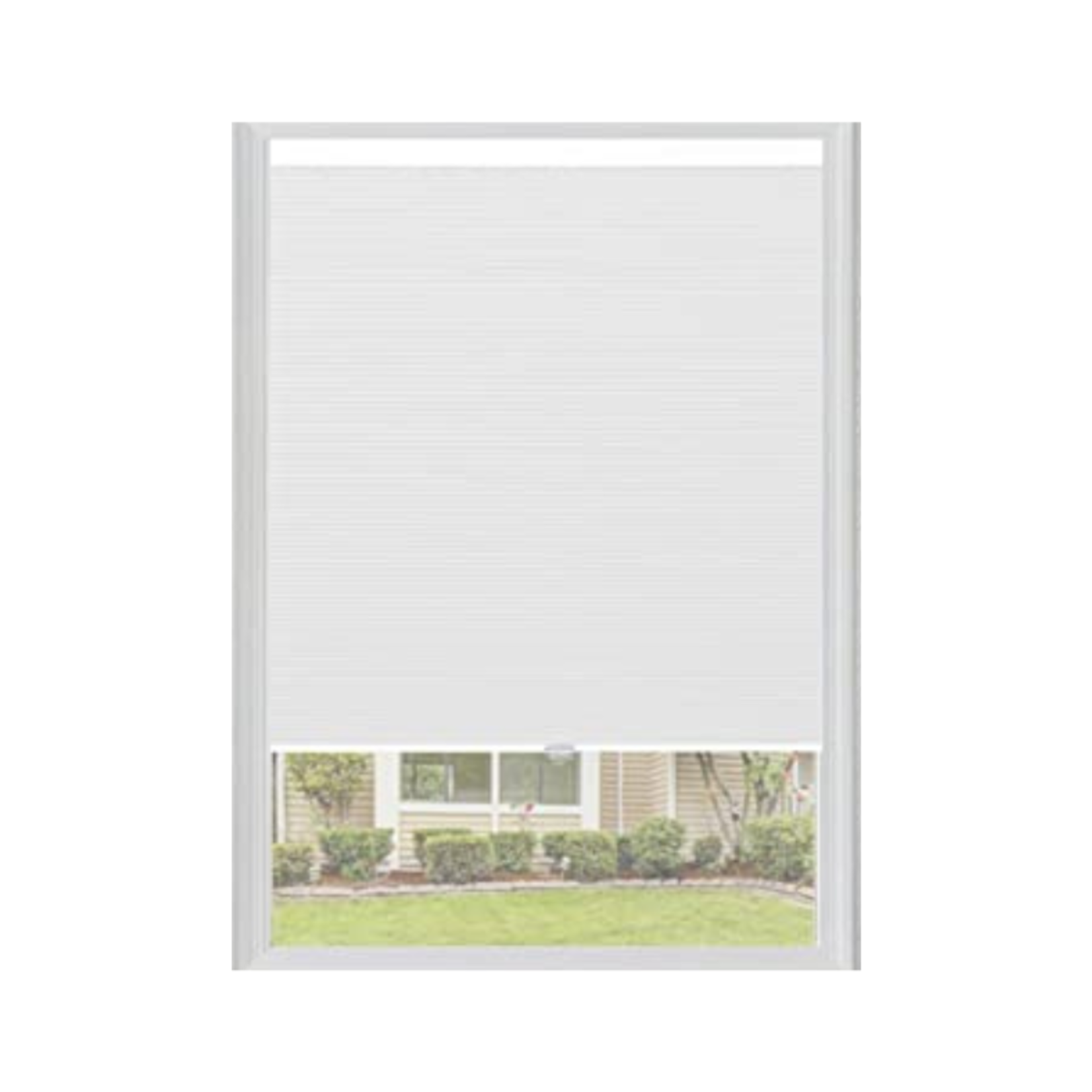 Grandecor Cordless Cellular Shades- Blackout - 31"W x 45"L- White