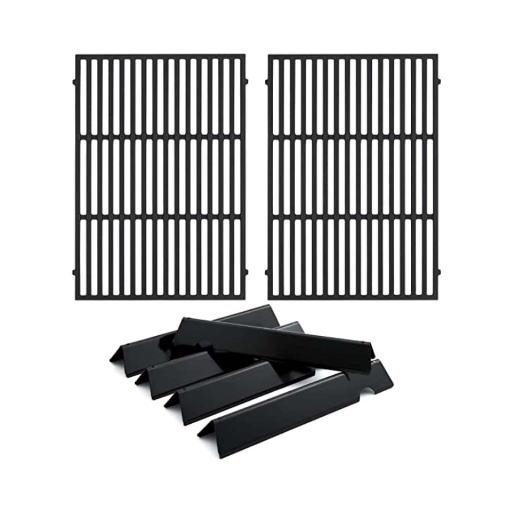 Charbro Fire Weber Grill Grates- Set Of 5- Matte Enamel Cast Iron