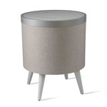 Koble Zain Side Table With Bluetooth- Adjustable- White
