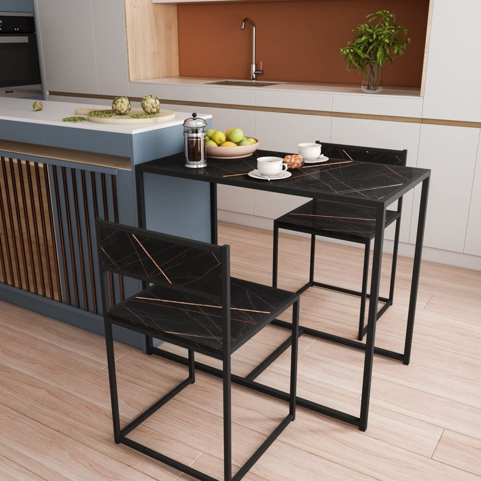 DINAZA Modern Table and Chairs Set