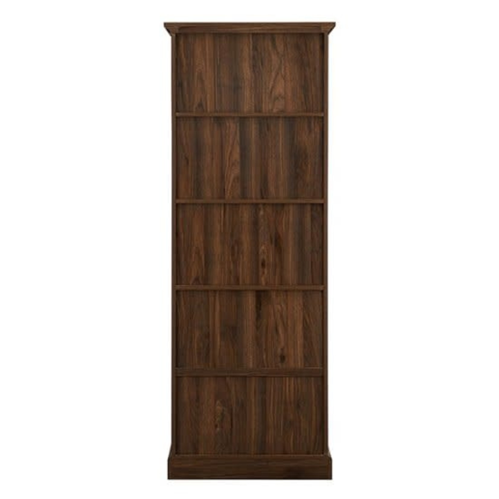 Walker Edison Hutch Bookcase- 2 Door-  Dark walnut