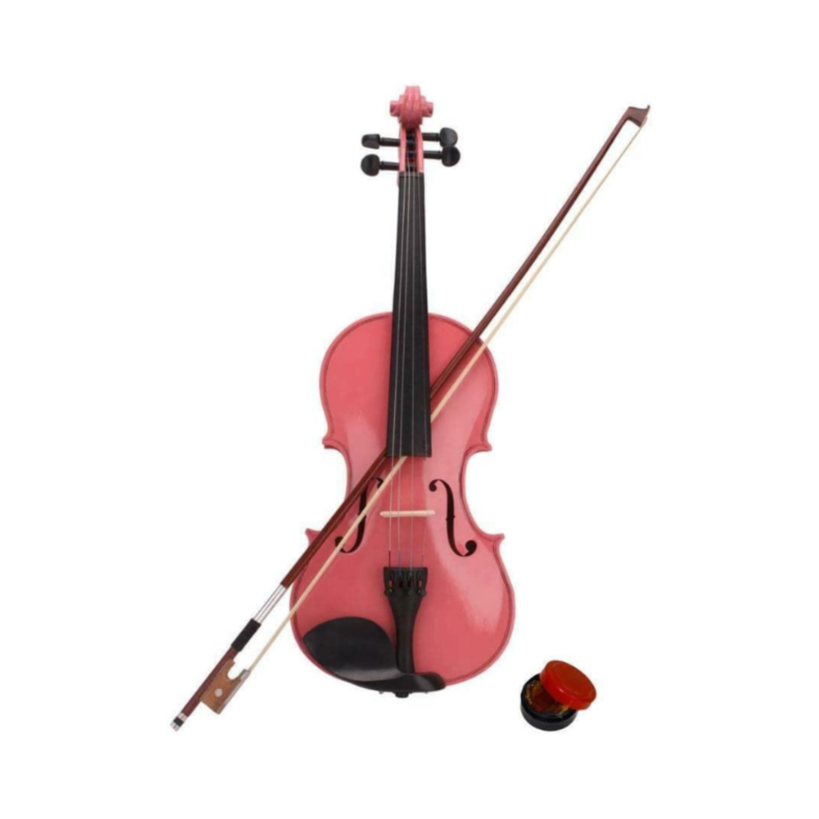 Glarry Music Children's Violin Set- Acoustic- Pink