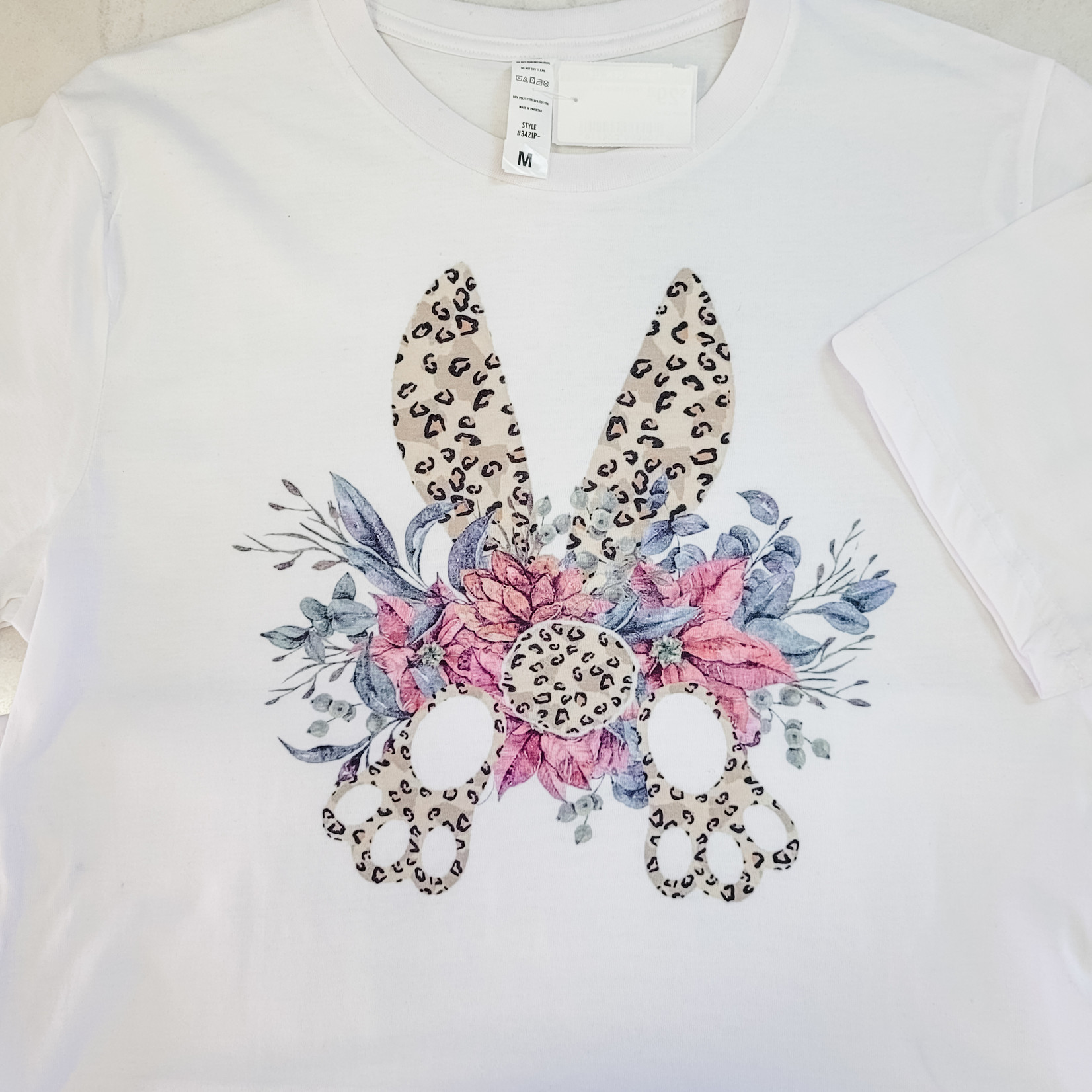 Lucky and Blessed Life Floral Leopard Easter Fashion T-Shirts