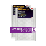 Filtrete AC Furnace Air Filter- 14x25x1 Merv 12- 2 Pack