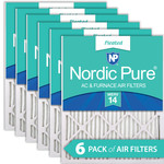 Nordic Pure Air Filters- 20x20x1 Merv 14- 6 Pack