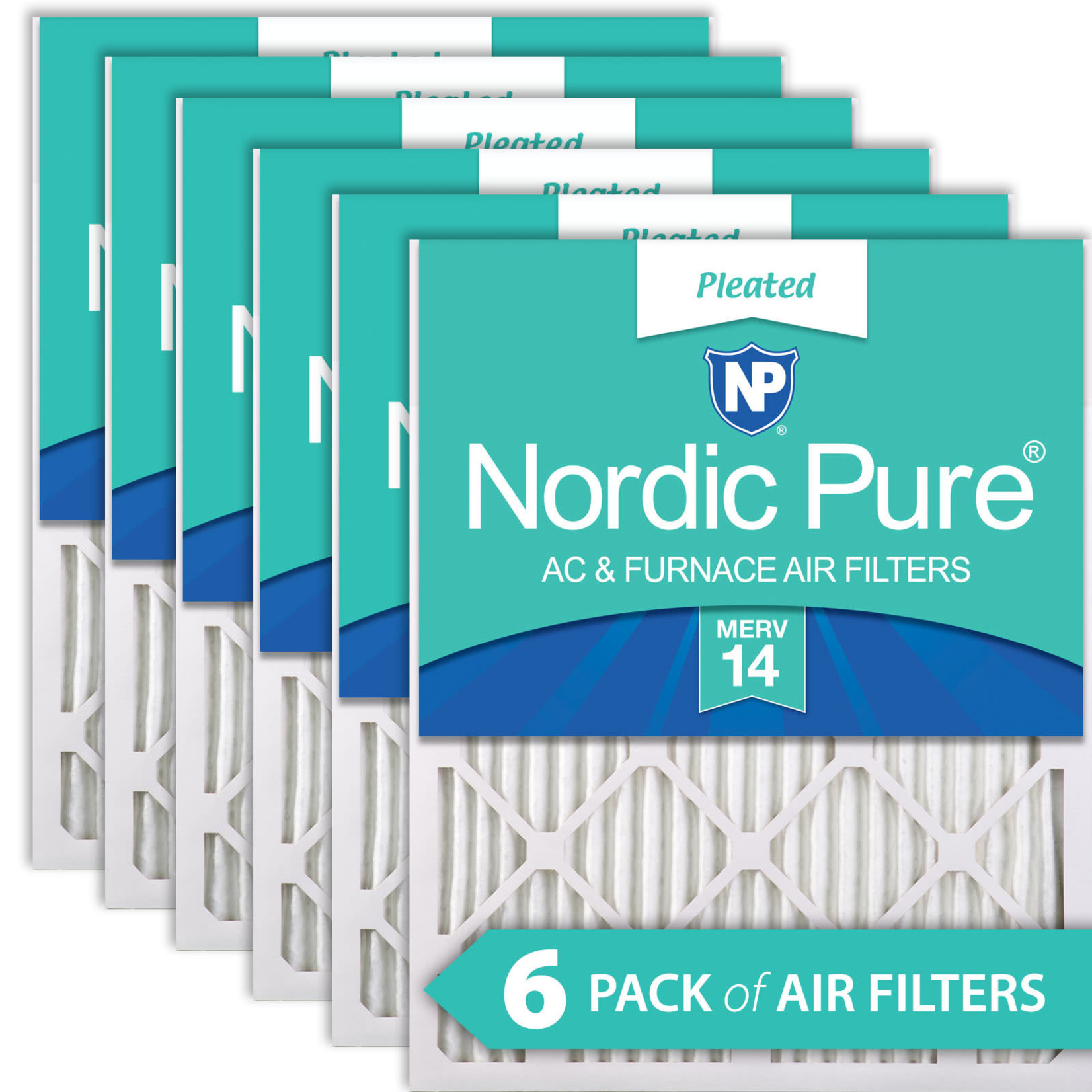 Air Filters 20x20x1 Merv 14 6 Pack Top Notch DFW LLC