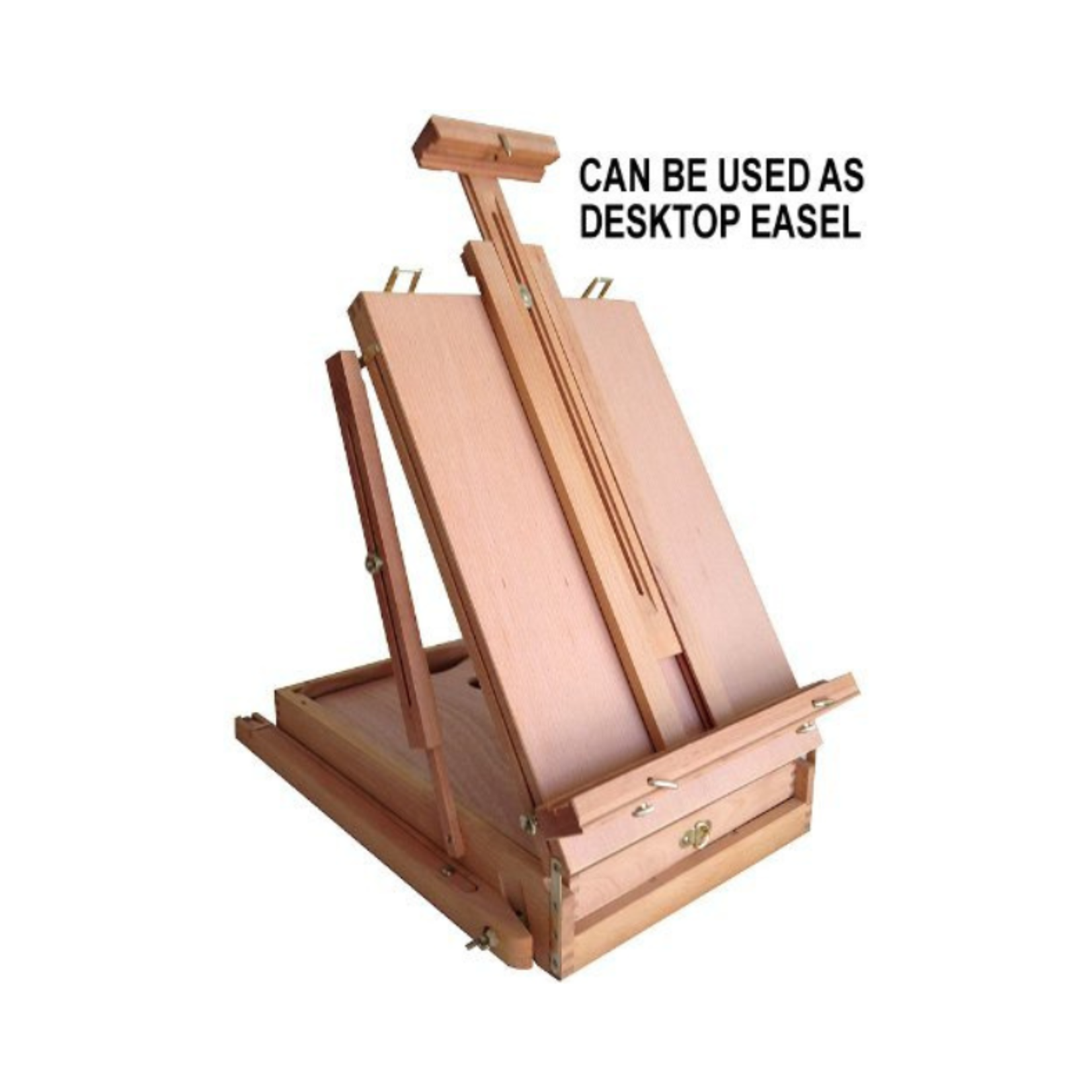 US Art Supply Coronado Wooden Box Easel- Large