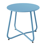 Grand Patio Steel Patio Side Table - Blue