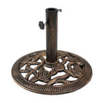 Sunnydaze Outdoor Patio Umbrella Base Stand - Cast Iron