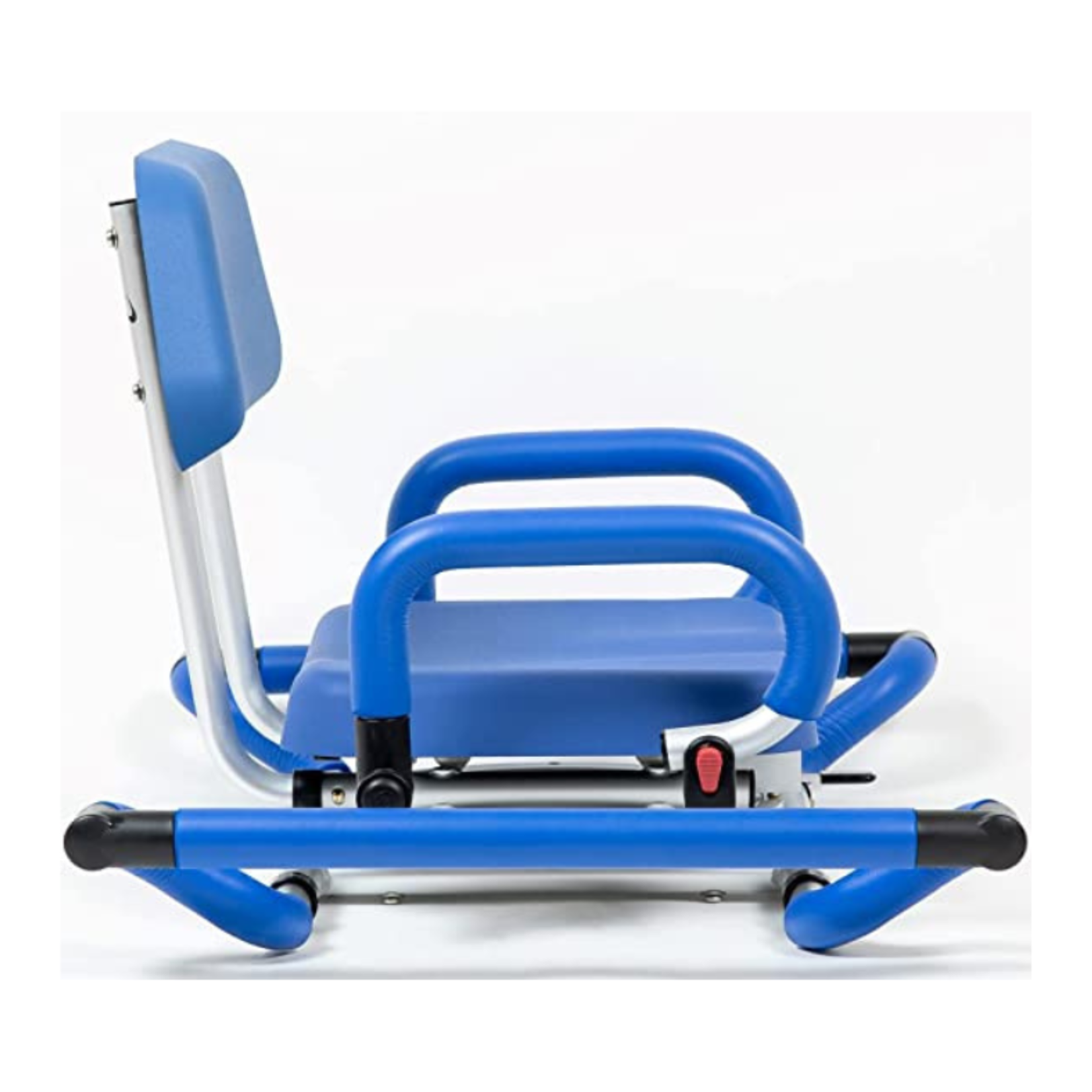 I Living Shower Chair- Tub Mounted- Blue Aluminum