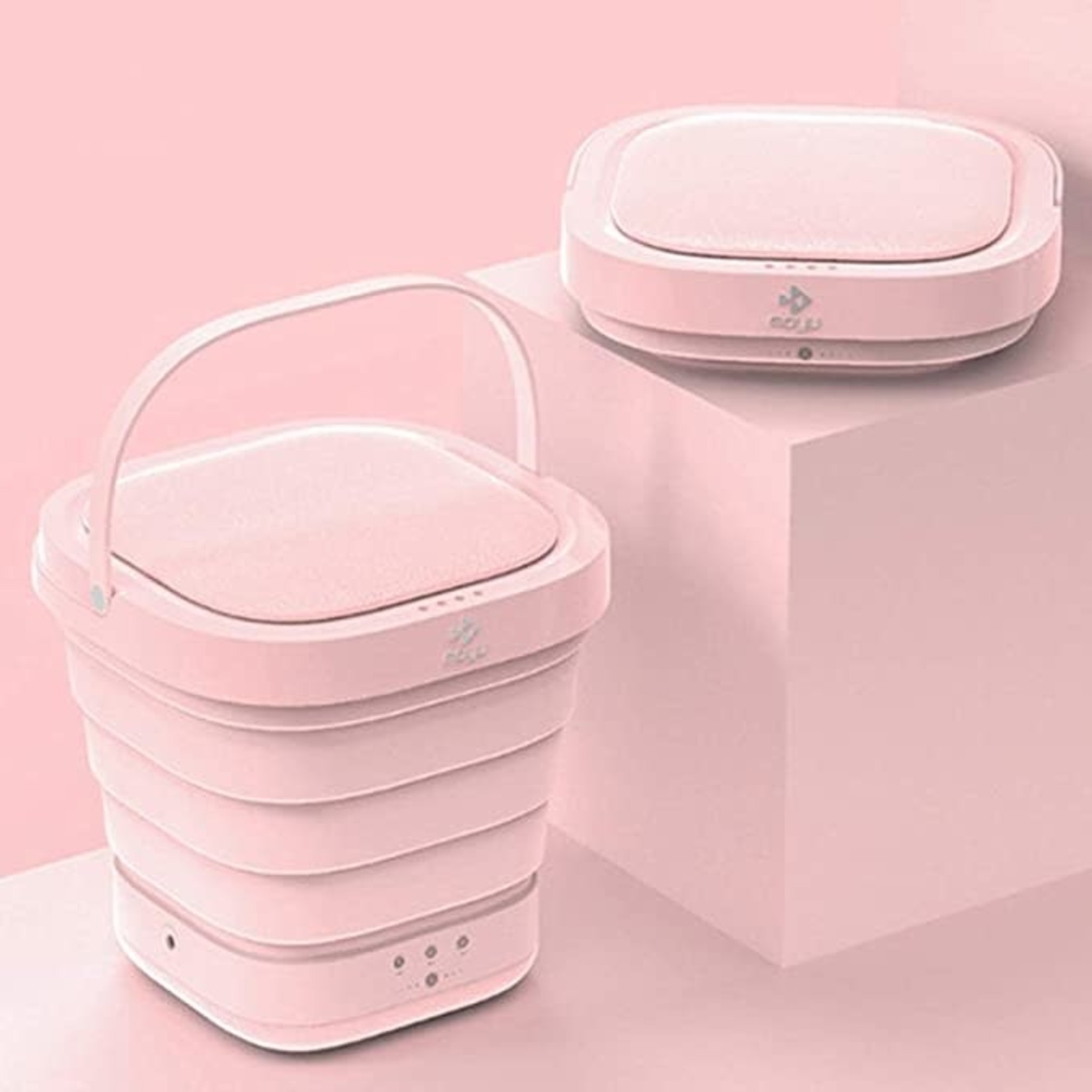 Raiz Mini Bucket Washing Machine- Portable- Pink
