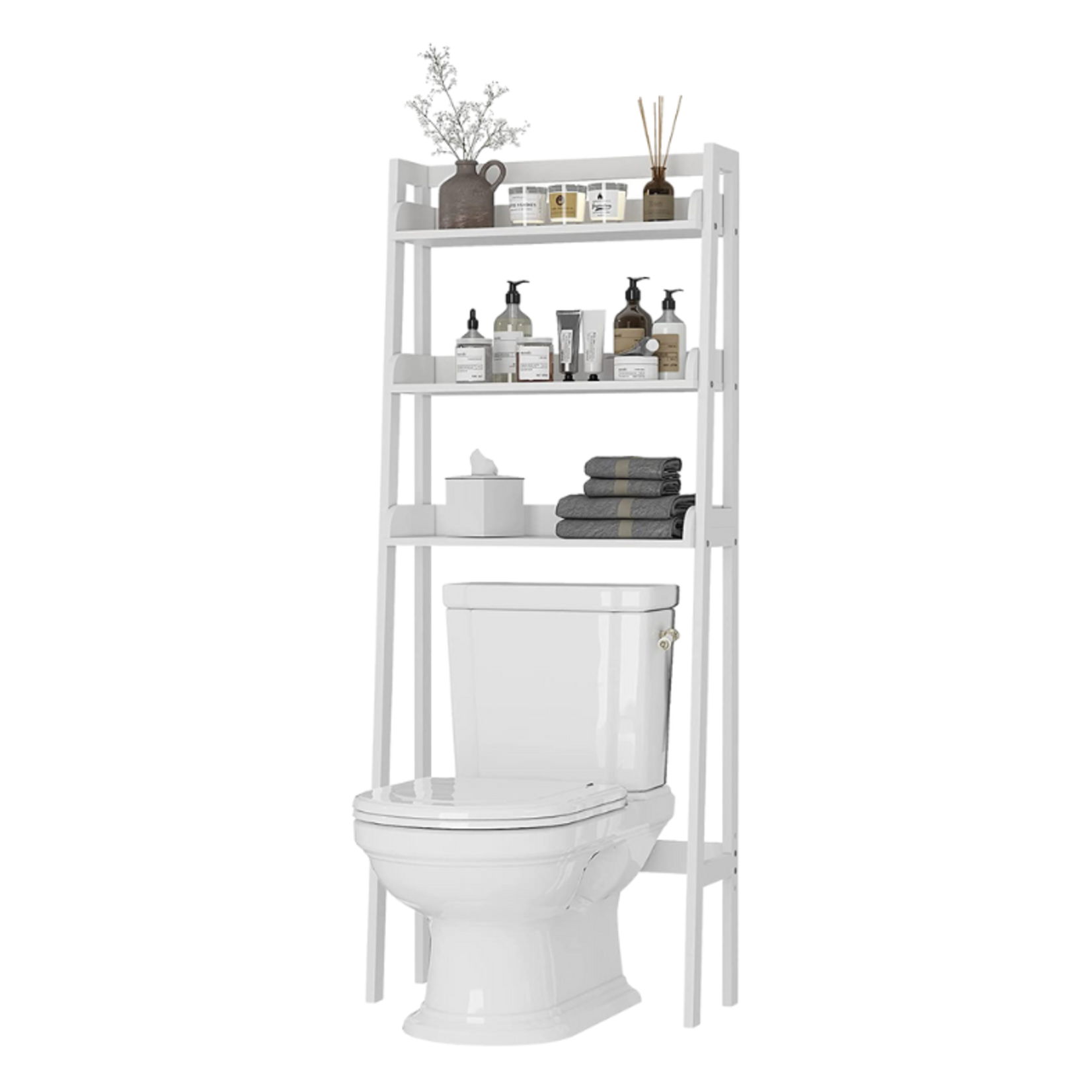 UTEX Ladder Bathroom Spacesaver- White