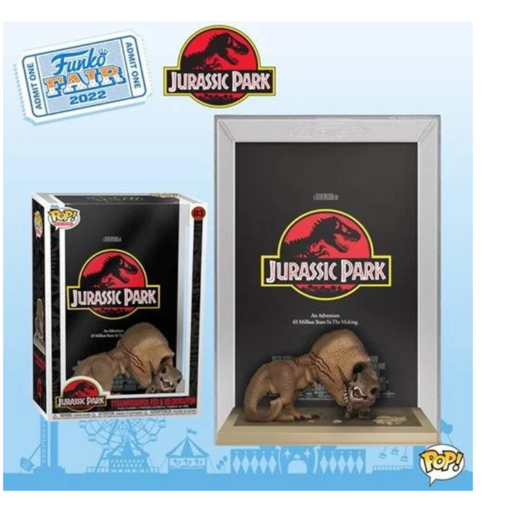 Funko Funko Pop! Jurassic Park Tyrannosaurus Rex 6-Inch Pop!  #03