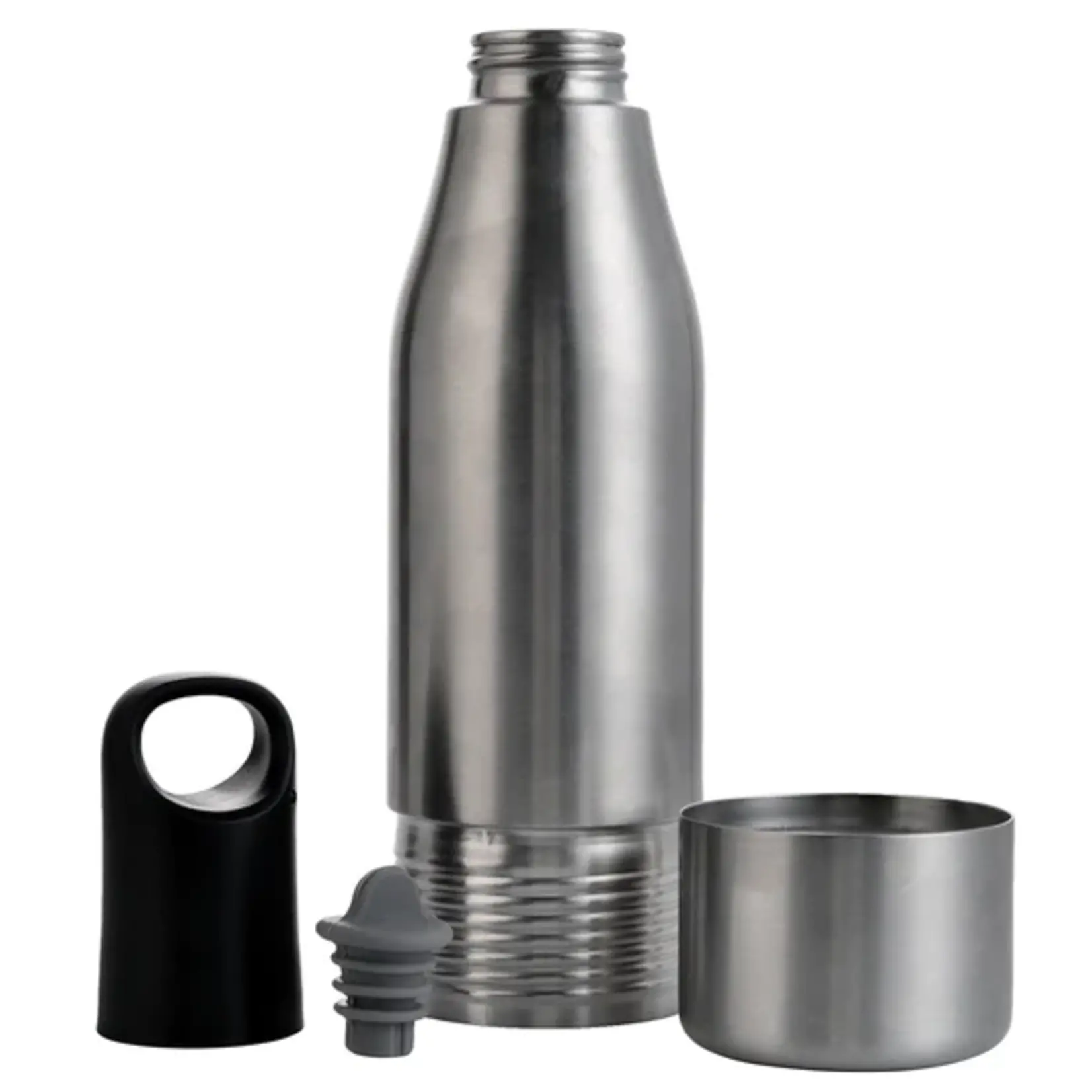 Mad Man Stainless Bottle Cooler- Silver