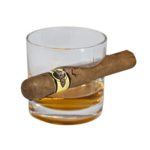 Mad Man Cigar Whiskey Glass