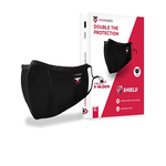 Viromasks Face Shield- Black(L)