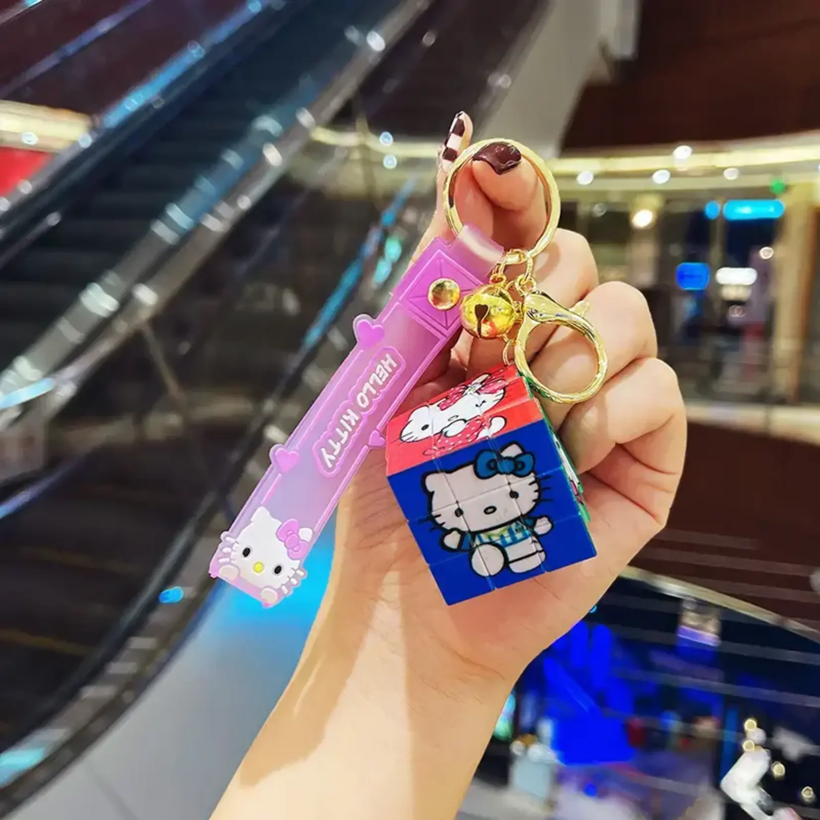 Generic Hello Kitty Rubik's Cube Keychains