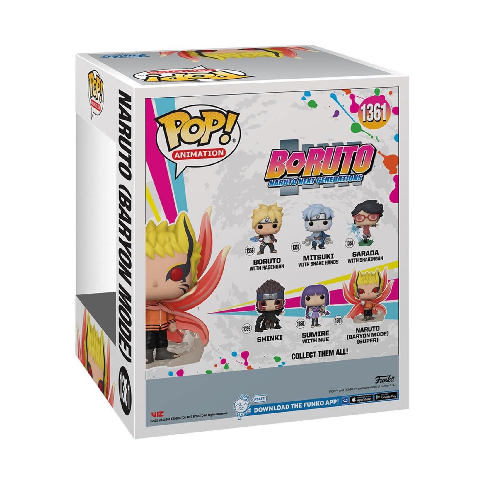 Funko Funko Pop! Boruto: Naruto Next Generations Naruto Baryon Mode Glow-in-the-Dark #1361