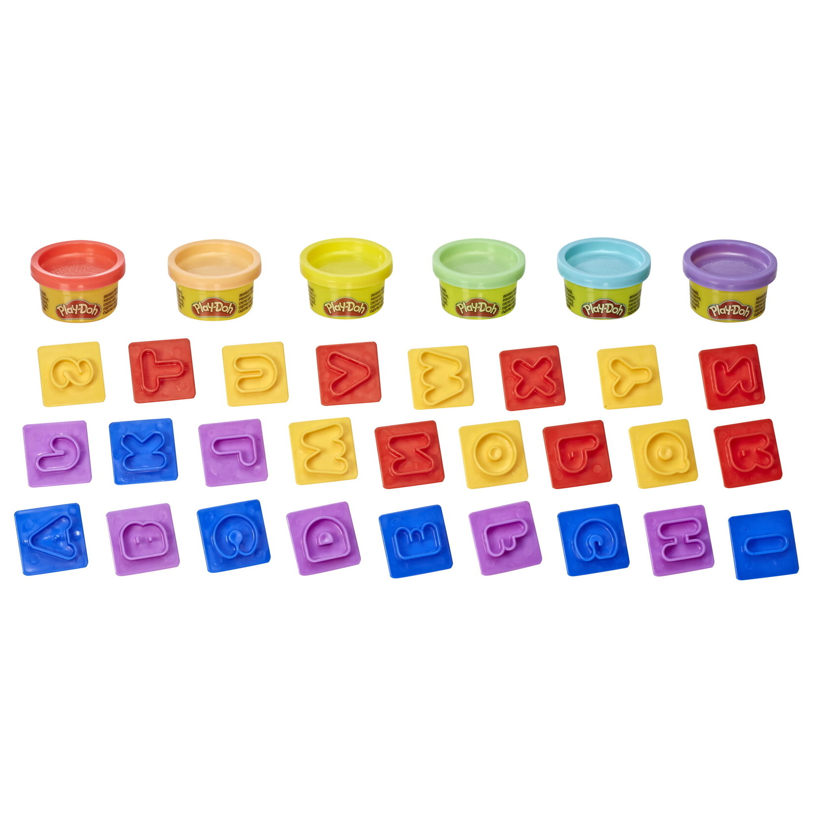 Hasbro Fundamentals Letter Stamper Set with 6, 1-Ounce Cans