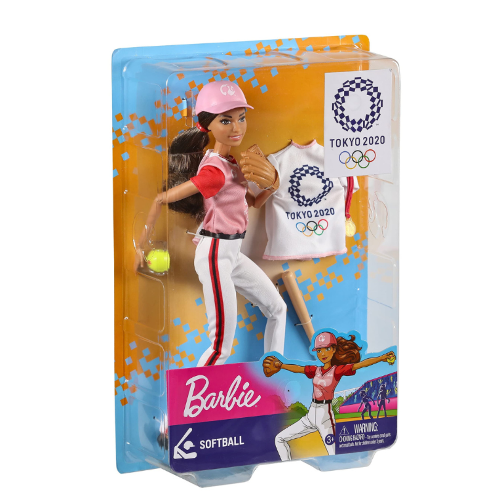 Barbie Tokyo Olympics 2020 Softball Doll
