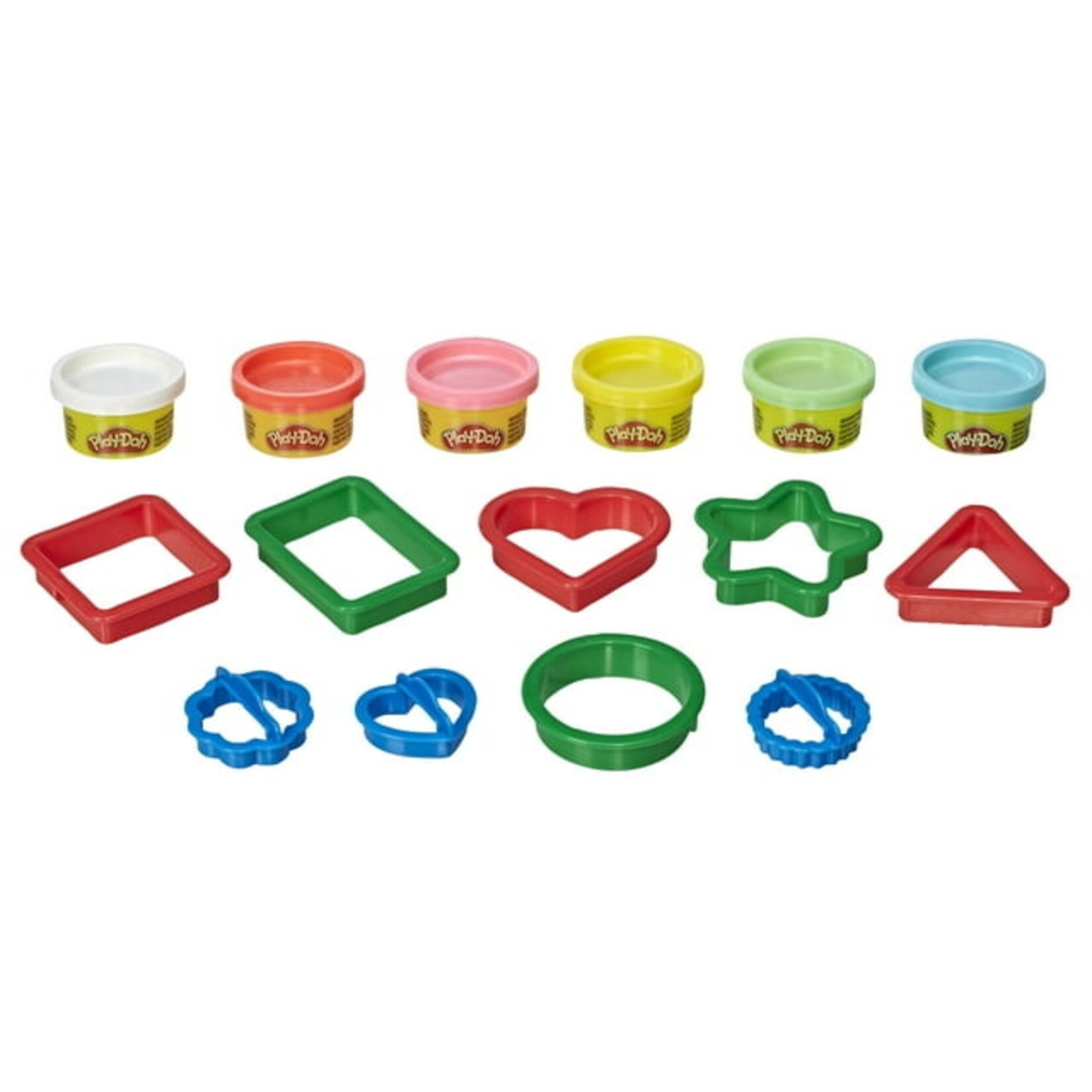 Hasbro Fundamentals Shapes Tool Set with 6, 1-Ounce Cans
